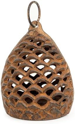 Sungmor Cast Iron Pinecone Candle Holder - Decorative Tealight Lantern by Sungmor