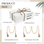 Reallnaive 8 Pcs Rustic Vase Centerpieces, Blessed Grateful Thankful - Image 3
