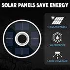 ZMTECH 2 Pack 6FT Black Flag Pole Kit for Outside House with Solar Light & American Flag, 180° Adjustable Bracket and Upgraded Tangle-Free Ring 1" Stainless Steel Flagpole for Residential, Commercial - Image 3