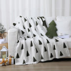 FuWeave 2 Pcs Christmas Tree Throw Blanket and Pillow Set, 50 x 60 in - Image 6