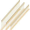 Gold Candlestick Holders, Metal Taper Candle Holders, Bulk Set of 54 by ECHFSM