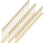 Gold Candlestick Holders, Metal Taper Candle Holders, Bulk Set of 54 by ECHFSM