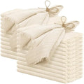 Pesonlook 60 Pcs Natural Cotton Linen Napkins with Fringe, 16x16 Inches by Pesonlook