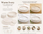 9-Piece Cotton Rope Placemats, Coasters & Holder, Warm Ivory - Image 4