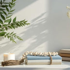 Feifeiya 3 Pieces Faux Decorative Books Set for Home Decor,Gray Blue - Image 5