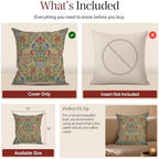 William Morris Single-Stem Tapestry Throw Pillow Cover 16 x 16 in - Image 6