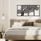 YATEASLU 4 Quls Islamic Wall Art Set - Metal Arabic Calligraphy Decor - Image 5