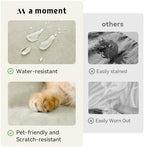 a moment Waterproof Throw Pillow Covers Set of 4,18x18 Inch Outdoor Stain Resistant Pet Friendly Pillowcases Cushion Covers for Patio Sofa and Living Room,Seaside Mist - Image 5