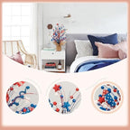 idyllic 2-Pack Berry Table Tree Artificial 4th of July Tabletop Decor - Patriotic Decoration with Stars Arrows Linen for Memorial Day, Independence Day, Veteran Day(19-inch Height) - Image 4