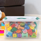 Gainhope 6 Packs 14 L Plastic Stackable Storage Box with Latching Lid - Image 4