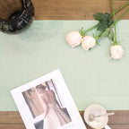 Linen Table Runner 72 Inches Long,100% French Linen Table Runners - Image 3