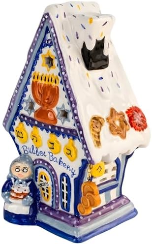 Blue Sky Clayworks 21023 Hanukkah House Tea Light Holder by BlueSkyClayworks