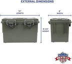 Sheffield XL Ammo Box Made in USA, Stackable Lockable Ammo Storage Box - Image 3