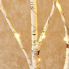 Birchlitland Lighted Birch Branches 32IN 100 LED with Timer Battery Operated, Artificial Tree Branch with Warm,Willow Branch Lights for Home Bedroom Fireplace Christmas Holiday Decoration - Image 2