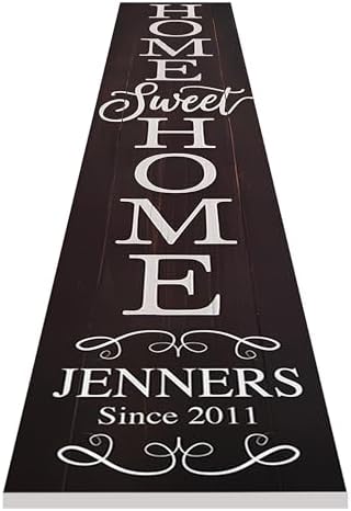 Personalized Welcome Sign for Front Door, Custom Welcome Sign for Porch Outdoor Welcome Home Decorations, 48"x8" PVC Sign (Design 8) - Image 4