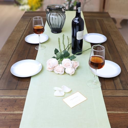 Linen Table Runner 90 Inches Long, 100% French Linen Table Runners - Image 5
