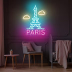 Paris Eiffel Tower Neon Sign for Bedroom Apartment and Cafe Wall Decor - Image 7