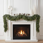 Hananona 9 FT Christmas Garland, 2 Pcs Real Touch Cedar Garlands - Image 5