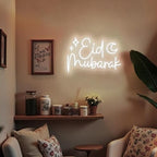 Eid Mubarak Neon Sign - Dimmable, Custom Colors Eid Mubarak Decorations & Neon Wall Art, Ideal for Homes, Mosques, Events, Islamic-Themed Light Up Gift & Decor - Image 2