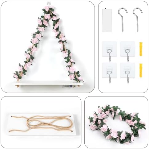 EXIN DECHEN Wall Decor for Bedroom,Floating Shelves,Room Decor Aesthetic - Image 6