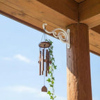 2 Pcs Hanging Plant Brackets 11.25'', Heavy Duty White Cast Iron Wall Hooks - Image 4