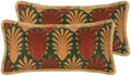 patdrea Designer Velvet Throw Pillow Cover,Set of 2,12"x28"-OldlegendA by patdrea