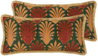 patdrea Designer Velvet Throw Pillow Cover,Set of 2,12"x28"-OldlegendA by patdrea