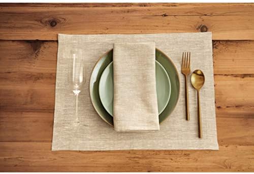 Solino Home 100% Linen Napkins Champagne Beige, Athena 20 x 20 in, Set of 4 - Image 2