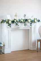 PONATIA 5FT Handcrafted Artificial Rose Flower Garland - Image 2