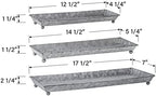 Red Co. Set of 3 Decorative 12.5” to 17.5” Rustic Galvanized Metal Trays with Distressed Finish - Image 7