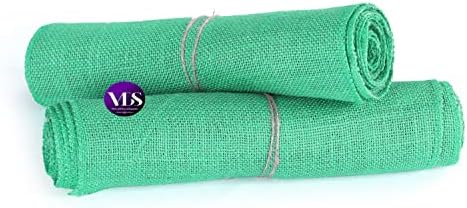 VDS Pack of 20, Burlap Table Runner 100% Natural Jute Rustic Hessian Table Cloth Centrepiece for Wedding Bridal Shower Birthday Event Party Banquet Table Decoration (Size 12X108 Inch)(Mint) - Image 5