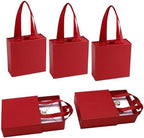 40 pcs paper boxes 9 x 9 x 3.5 cm, red luxury gift storage, jewelry gift storage box for earrings necklaces bracelets rings by PUPPYSEW