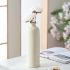 Small Ceramic Vase Set of 4,Modern Boho Farmhouse Flowers Vases - Image 3