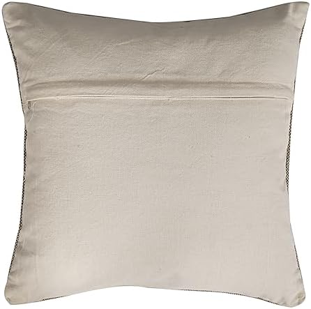 Indian Cotton Cushion Cover Sabra Kilim Pillow Cover Designer Decorative Sofa 18x18 Inche Handwoven Cushion Case for Farmhouse Home Decor Spring Decorative Pillow (Pattern 25) - Image 2