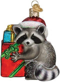 Old World Christmas Christmas Bandit Raccoon Glass Blown Ornament for Christmas Tree by OldWorldChristmas