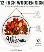 16 Pcs Interchangeable Welcome Sign for Front Door (1) - Image 4