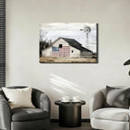 ZERILYN Ship Next Day – Patriotic Canvas Wall Art, American Flag in Mountains, Beach, Forest, Meadow, Barn, Farmhouse Decor, Rustic Country Wall Decor, Americana Prints for Living Room - Image 7