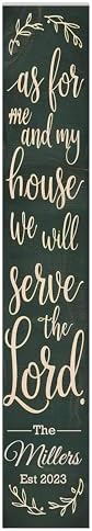 Personalized Welcome Sign for Front Door, Custom Welcome Sign for Porch Outdoor Welcome Home Decorations, 48"x8" PVC Sign (Design 15) - Image 2