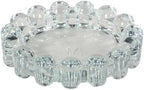 Alice Lane Home Collection Original Clear Glass Large Bubble Candle Dish by AliceLaneHomeCollection