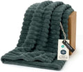 Bedsure Soft Throw Blanket for Couch Decor Gifts Mallard Green 50"x70" by BEDSURE