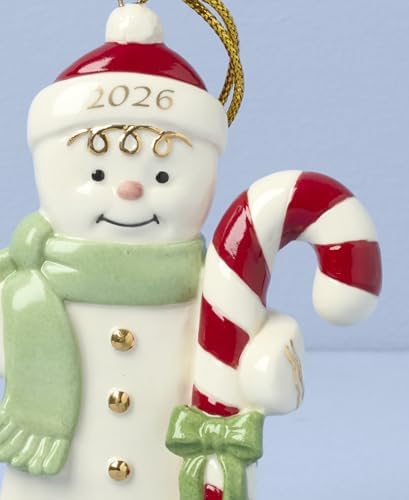 Lenox 898584 2026 Gingerbread Man with Candy Cane Ornament - Image 3