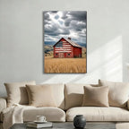 Ship Next Day – Framed USA Flag Canvas Art, Patriotic Farmhouse Wall Decor, Stars and Stripes Painting, Independence Day Home Decoration - Image 2