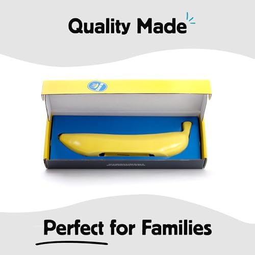 Kikkerland Novelty Ceramic Banorah™ – Menorah for Hanukkah, Chanukah Candle Holder – Fun, Banana Themed Menorah - Image 5