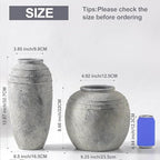 Large Ceramic Flower Vase, 12.87 Inch Tall Vase for Home Decor - Image 3