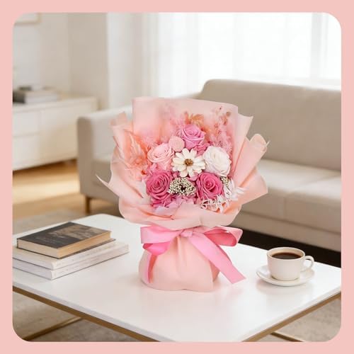 Forever Preserved Women Birthday Gifts Flowers Fresh Bouquet for Delivery - Image 5