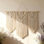 Tempospark Macrame Wall Hanging, 43"x32" Boho Wall Tapestry, Large Wall Art for Bedroom, Living Room, Dining Room, Nursery, Gallery, Office (Weave) by Tempospark