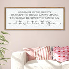 ZZJJHYWGQ Serenity Prayer, Bible Verse Wall Decor, 32''×12'', Wood - Image 4