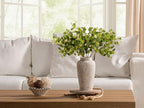 Ceramic Large Flower Vase, Rustic Vase Tall Farmhouse Decorative Vase Floral Pottery Vases for Home Decor Table Living Room Entryway Mantel Bedroom Bathroom Kitchen - 11" D - Image 5