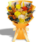 Bonsion Fall Flowers Gifts for Mom, Flower for Delivery, Preserved Roses Bouquets, Birthday Gifts for Women, Mothers Day Flowers for Wife (Orange) by Bonsion