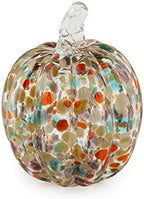 Boston International Decorative Tabletop Glass Pumpkin, Mini, Confetti by BostonInternational
